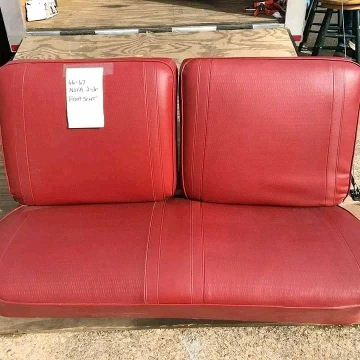 1967 Chevy Nova front bench seat