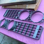 1971 Ford Torino Fairlane grilles, LH & RH, NOS! headlight bezels grille
