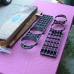 1971 Ford Torino Fairlane grilles, LH & RH, NOS! headlight bezels grille