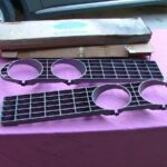 1971 Ford Torino Fairlane grilles, LH & RH, NOS! headlight bezels grille