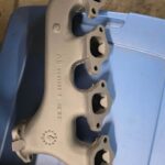 Exhaust manifolds blasted and coated